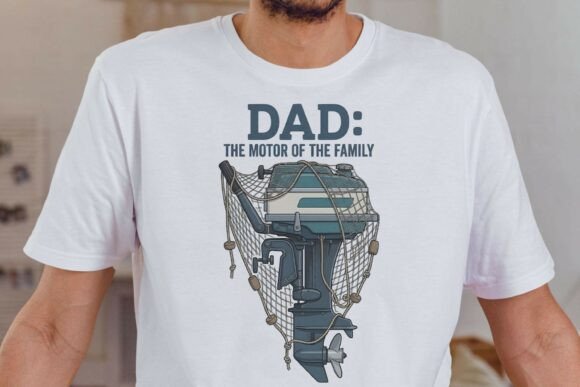 Funny Dad Fishing Sublimation PNG – A Versatile Graphic for Branding