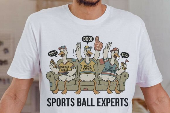 Funny Dad Gooses Sublimation PNG for Branding and Packaging