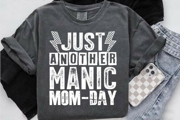 Funny Motherhood PNG for T-Shirt Designs
