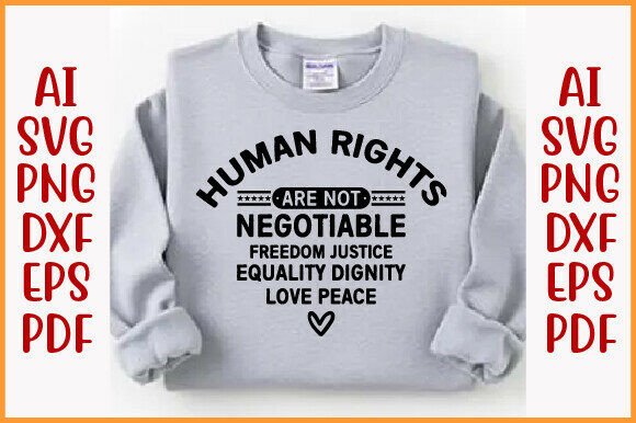 Human Rights Funny T Shirt Graphic for Blog and Web Use