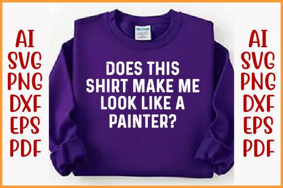 Painter T-Shirt Graphic for Blog and Website Use