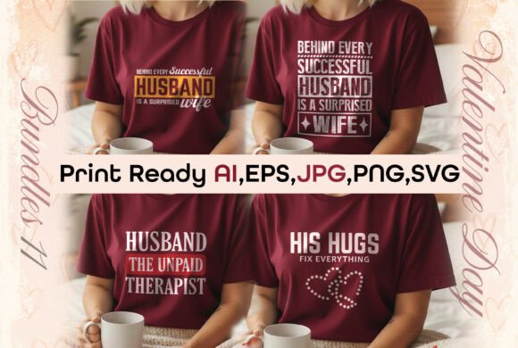 Valentine Day Funny T-Shirt Bundle 11: A Playful Graphic Design Asset